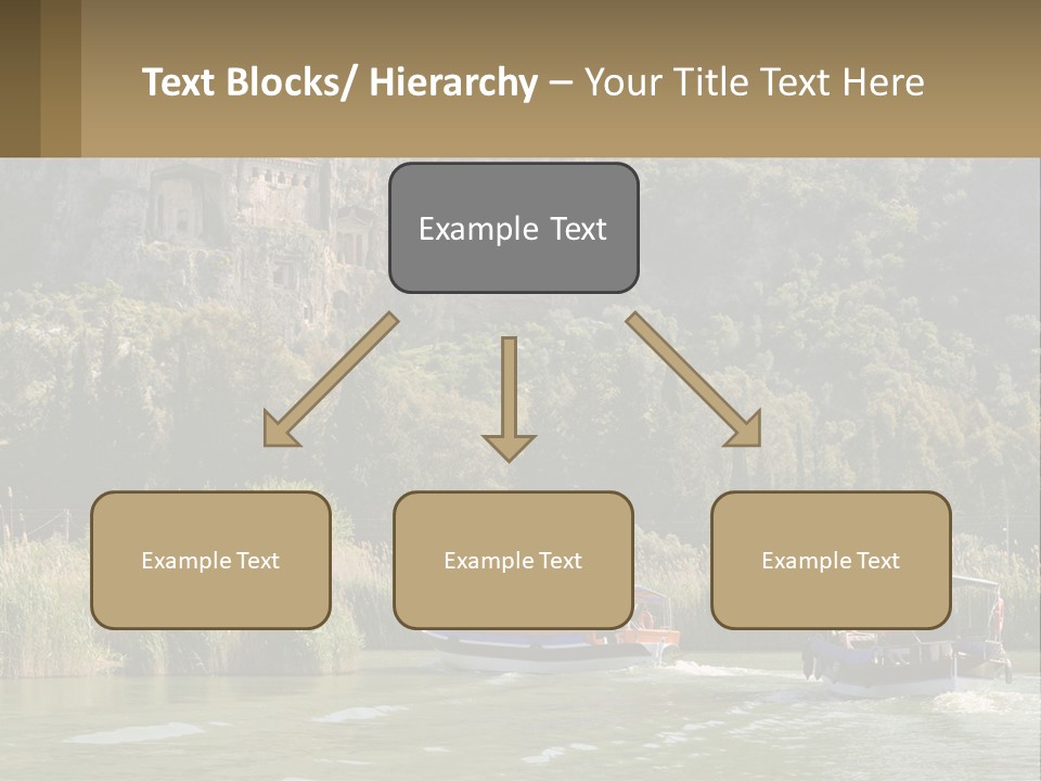 Rock Chamber River PowerPoint Template