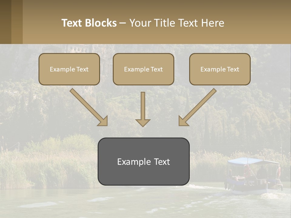 Rock Chamber River PowerPoint Template