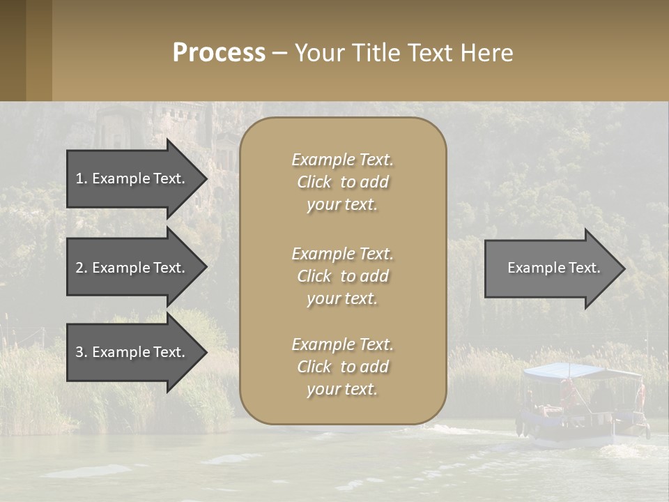 Rock Chamber River PowerPoint Template