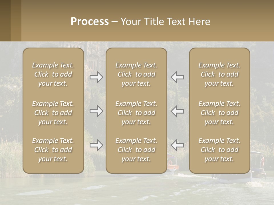 Rock Chamber River PowerPoint Template