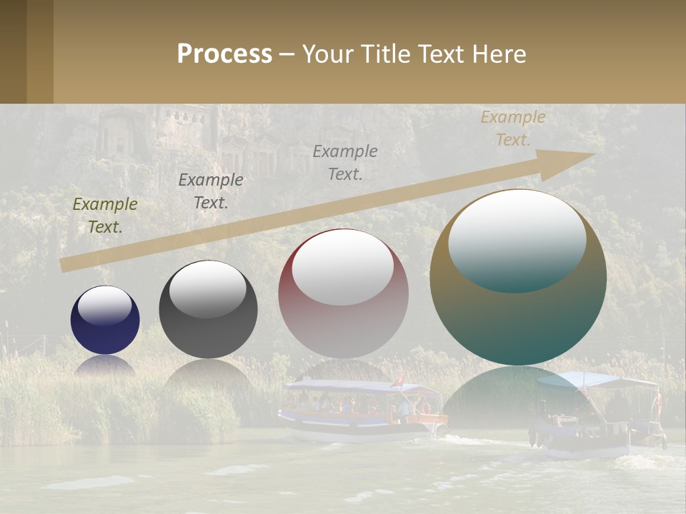 Rock Chamber River PowerPoint Template