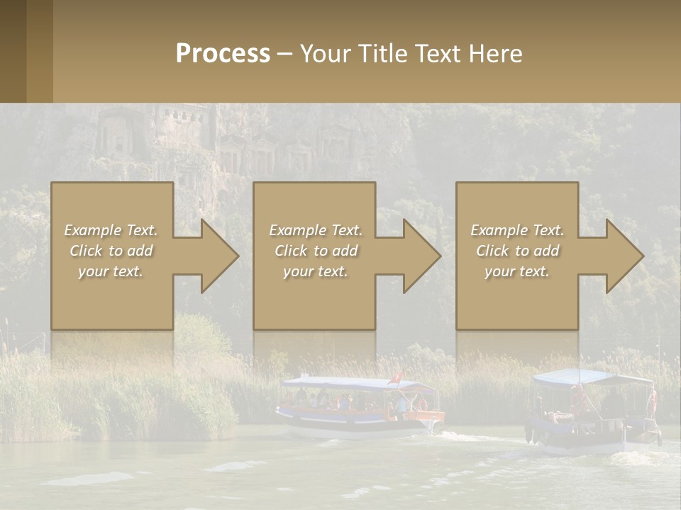 Rock Chamber River PowerPoint Template
