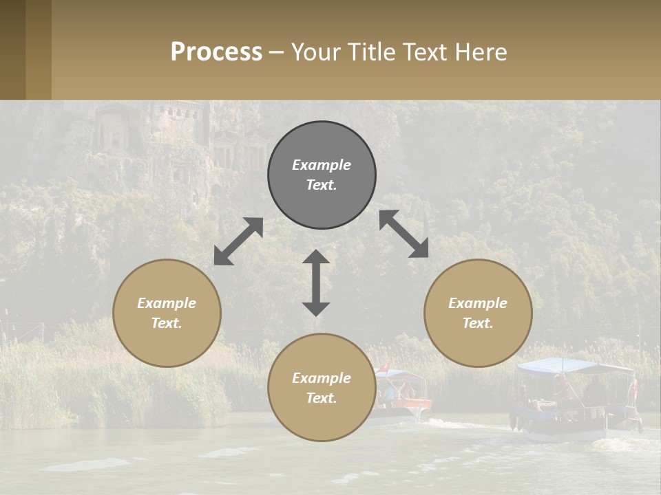 Rock Chamber River PowerPoint Template