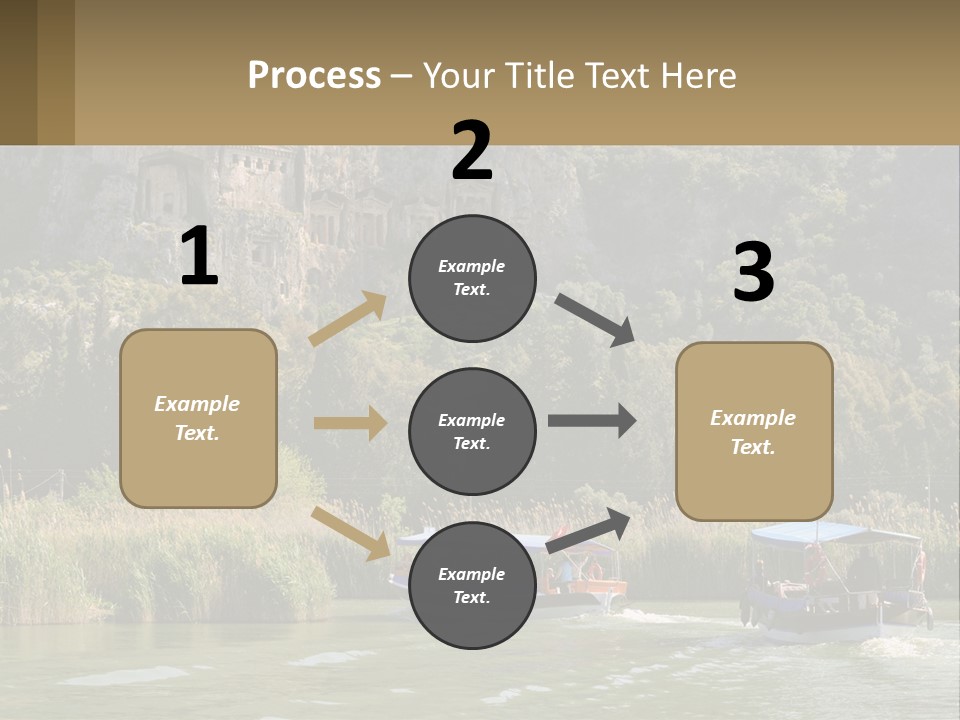 Rock Chamber River PowerPoint Template