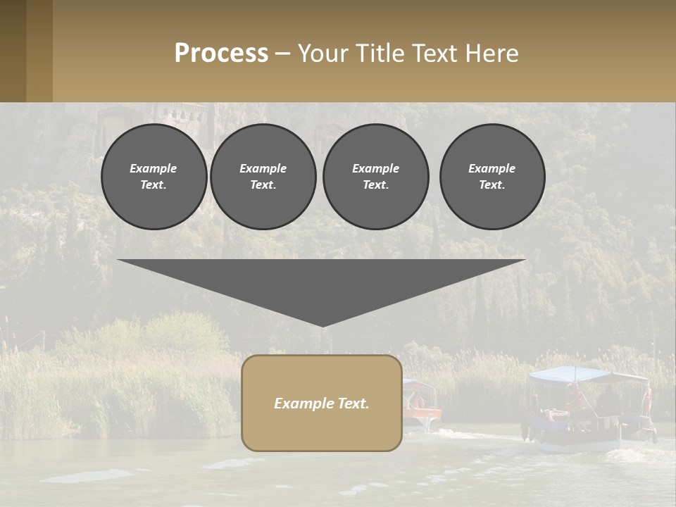 Rock Chamber River PowerPoint Template