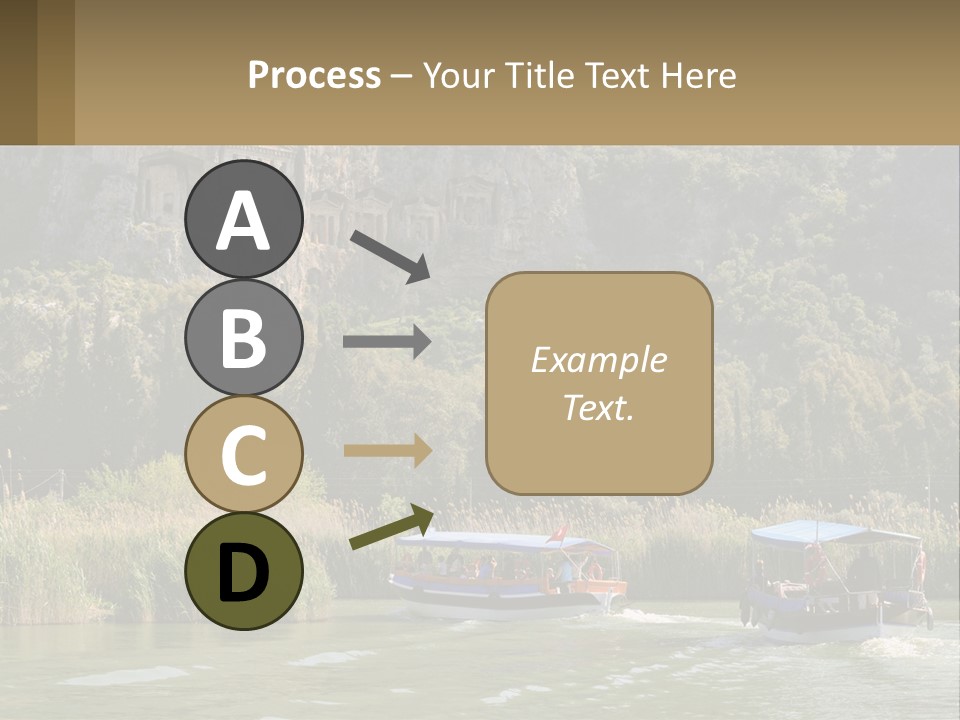 Rock Chamber River PowerPoint Template