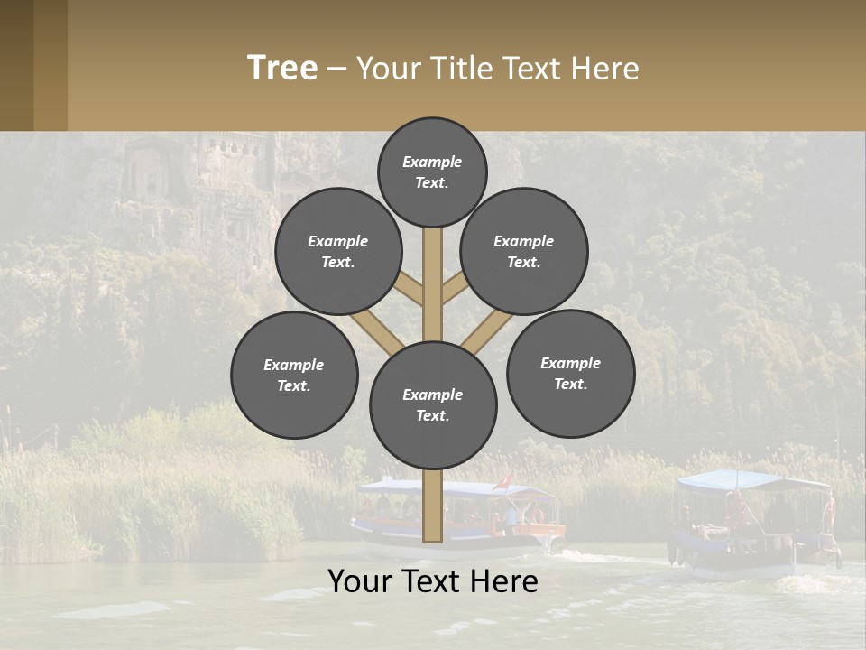 Rock Chamber River PowerPoint Template