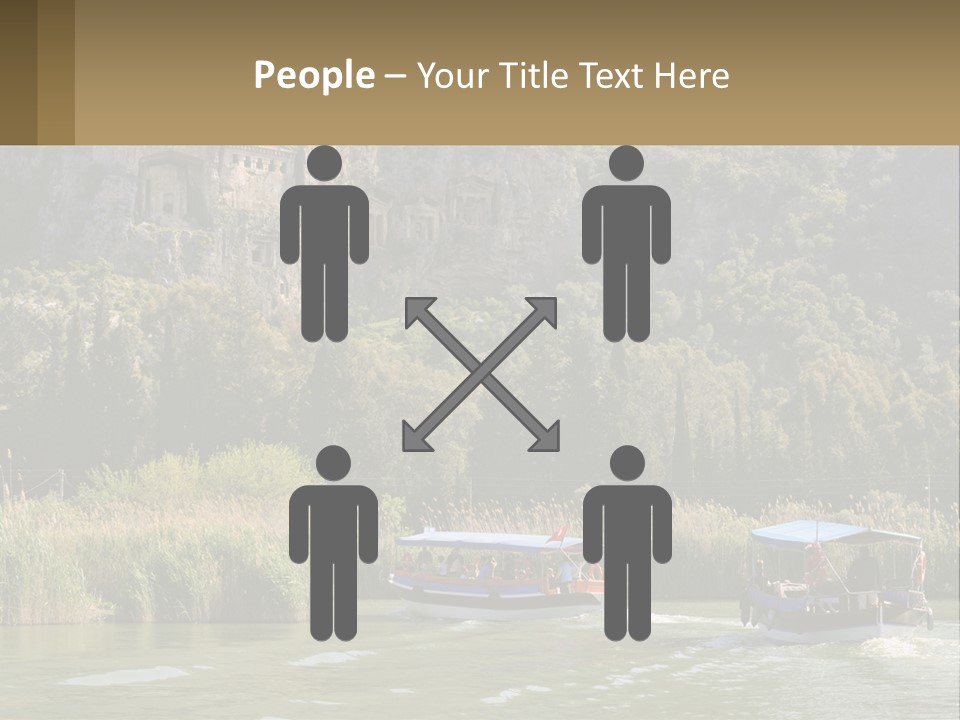 Rock Chamber River PowerPoint Template