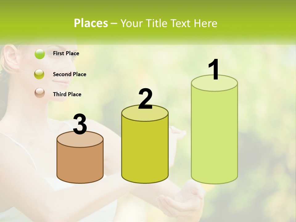 Focus Bright Caucasian PowerPoint Template