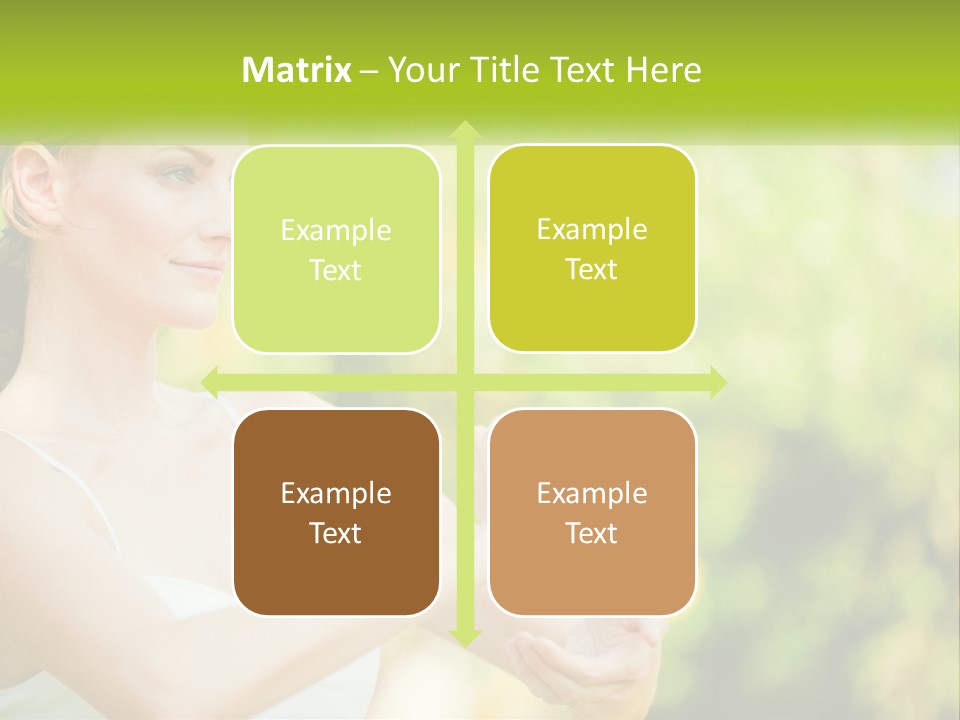 Focus Bright Caucasian PowerPoint Template