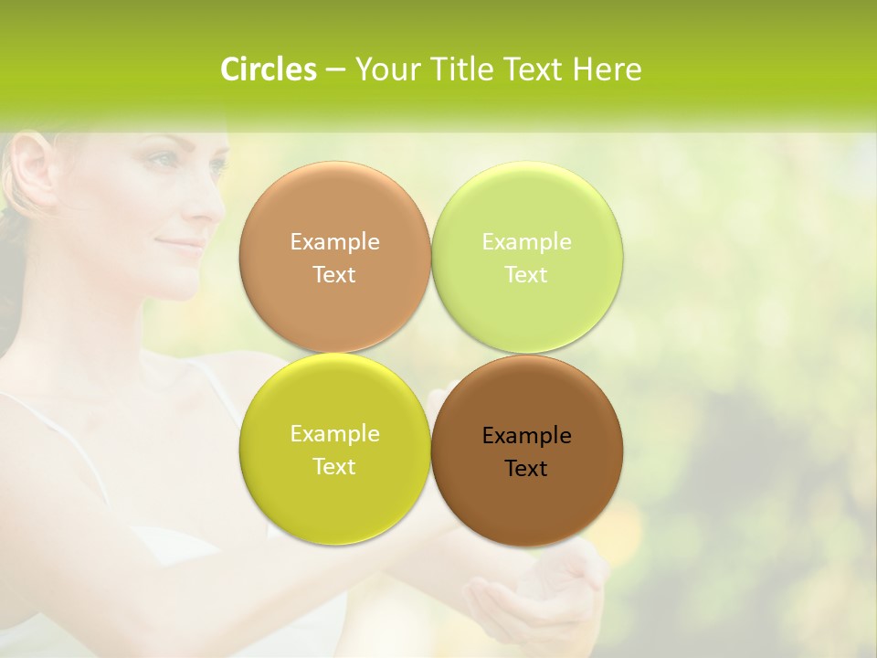 Focus Bright Caucasian PowerPoint Template