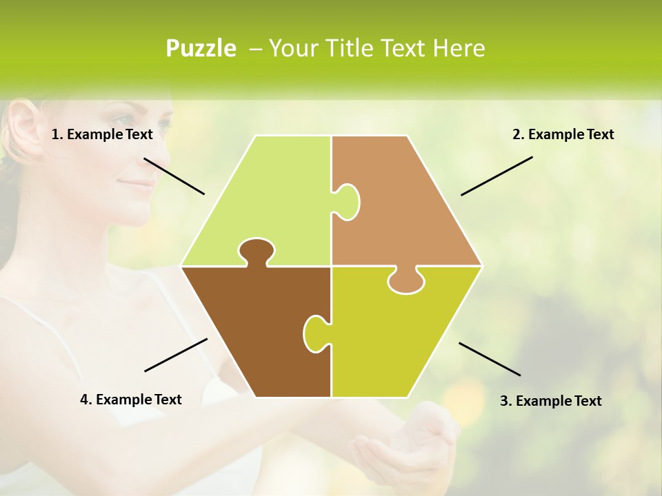 Focus Bright Caucasian PowerPoint Template