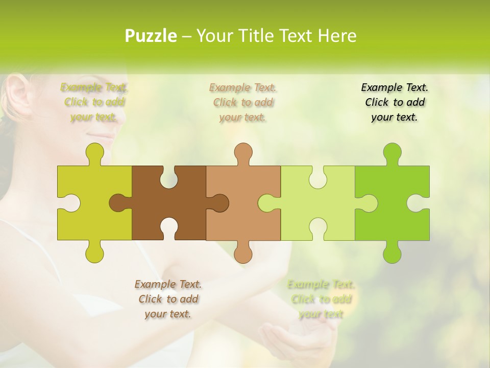 Focus Bright Caucasian PowerPoint Template