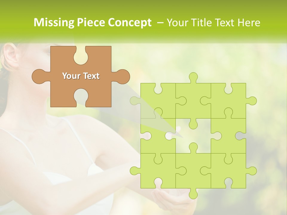 Focus Bright Caucasian PowerPoint Template