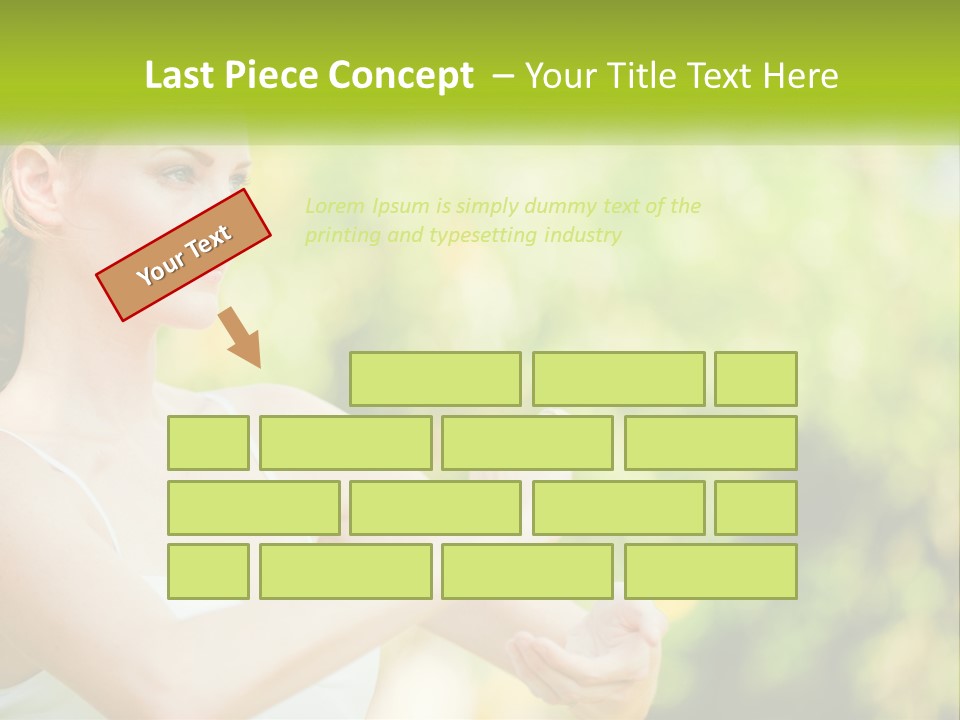 Focus Bright Caucasian PowerPoint Template
