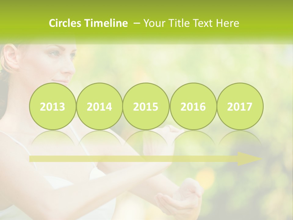 Focus Bright Caucasian PowerPoint Template