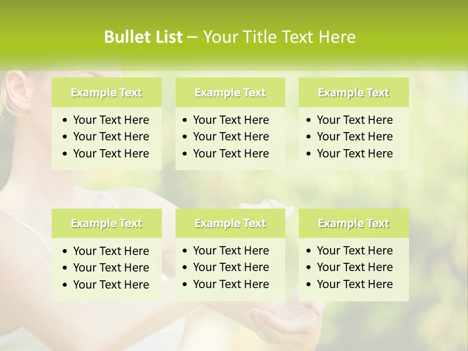 Focus Bright Caucasian PowerPoint Template