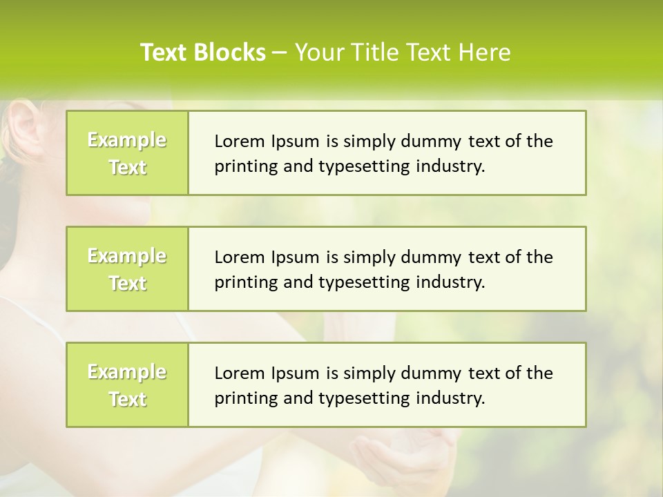 Focus Bright Caucasian PowerPoint Template