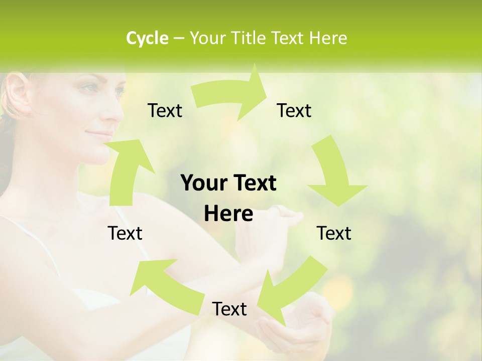 Focus Bright Caucasian PowerPoint Template