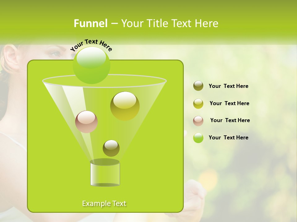 Focus Bright Caucasian PowerPoint Template