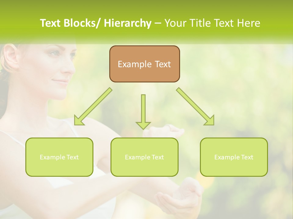 Focus Bright Caucasian PowerPoint Template