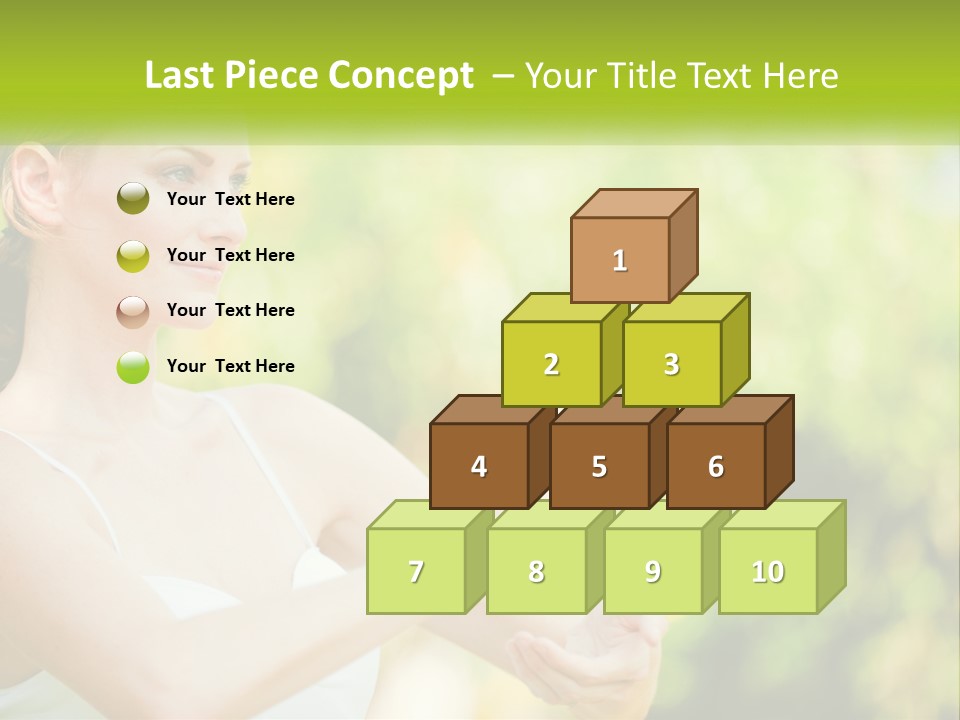 Focus Bright Caucasian PowerPoint Template