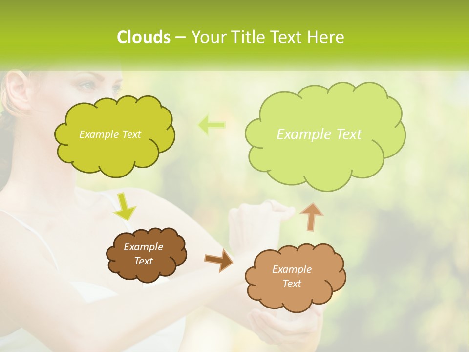 Focus Bright Caucasian PowerPoint Template