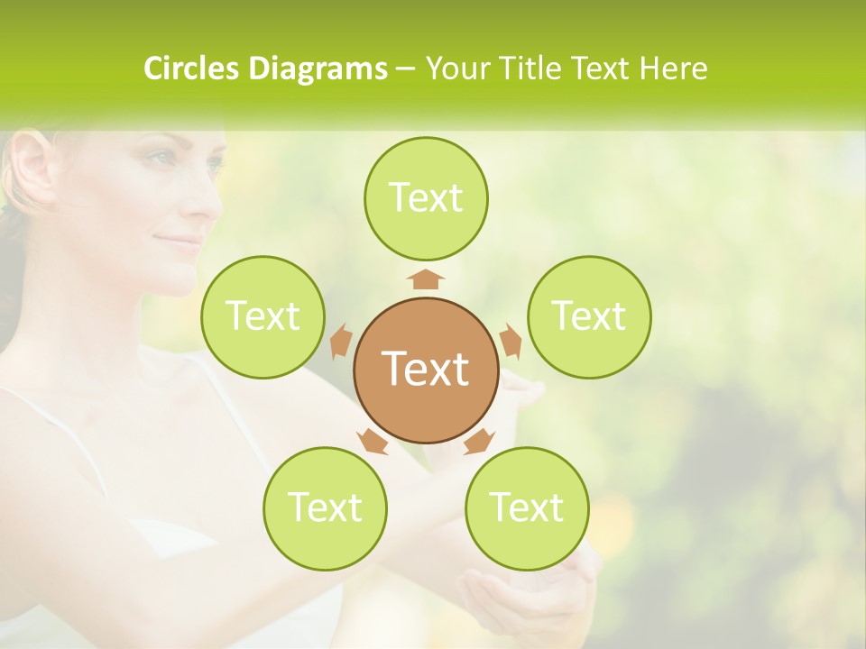 Focus Bright Caucasian PowerPoint Template