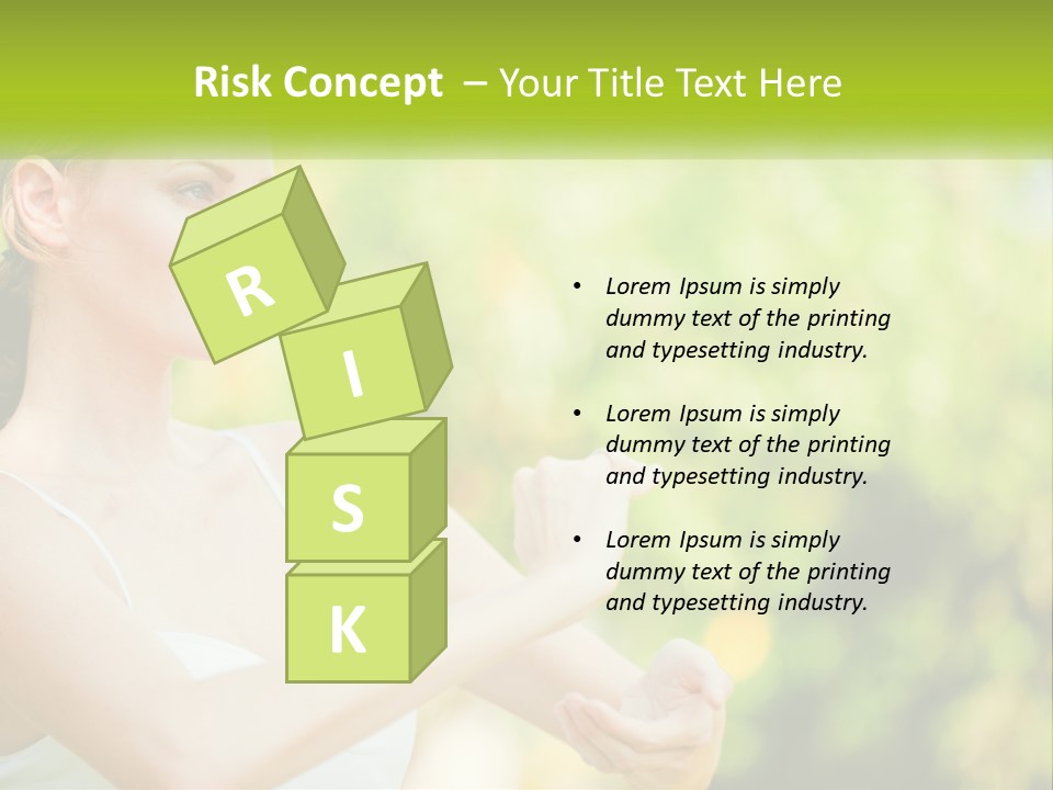 Focus Bright Caucasian PowerPoint Template