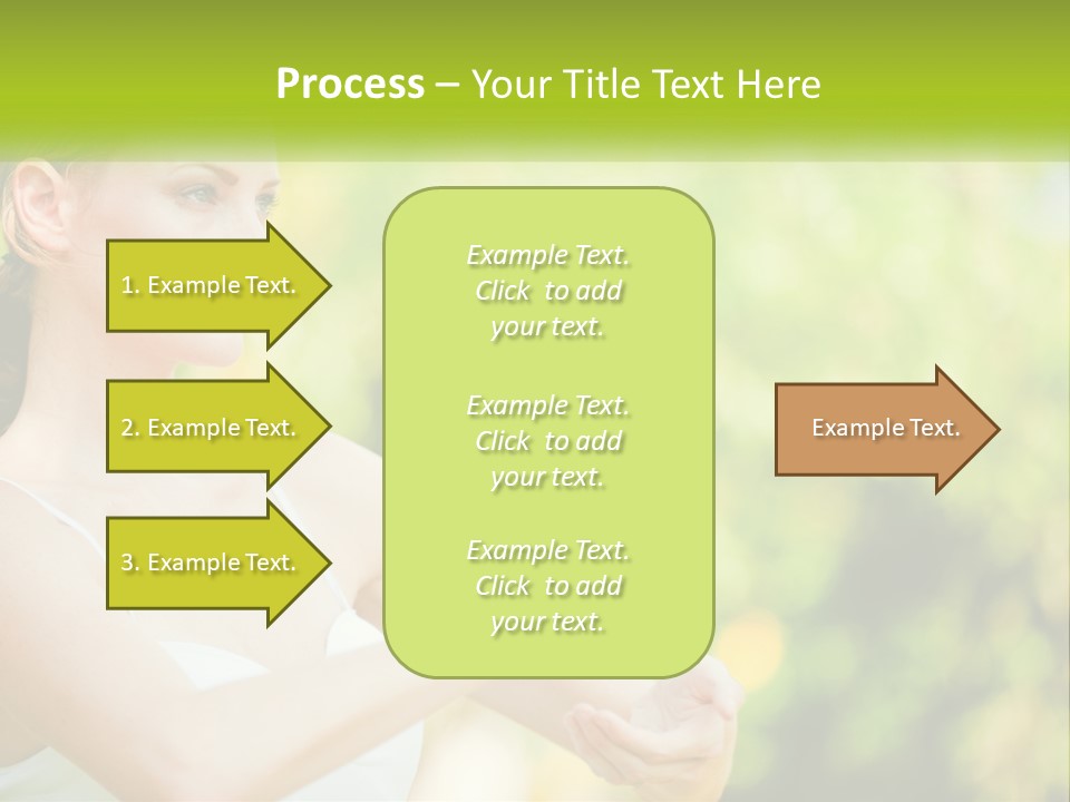 Focus Bright Caucasian PowerPoint Template
