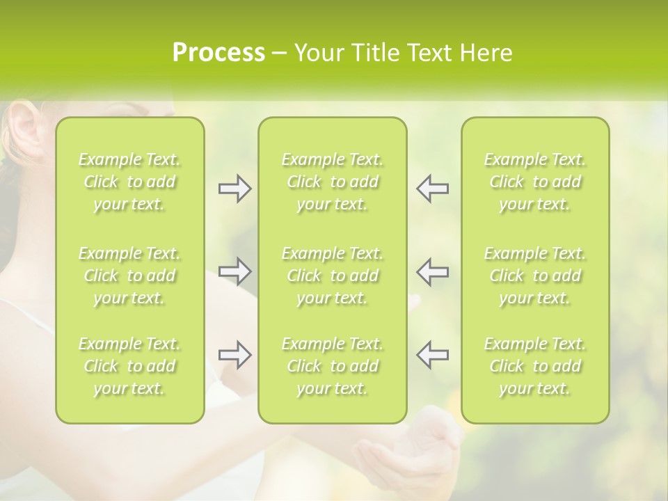 Focus Bright Caucasian PowerPoint Template