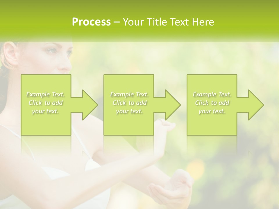 Focus Bright Caucasian PowerPoint Template