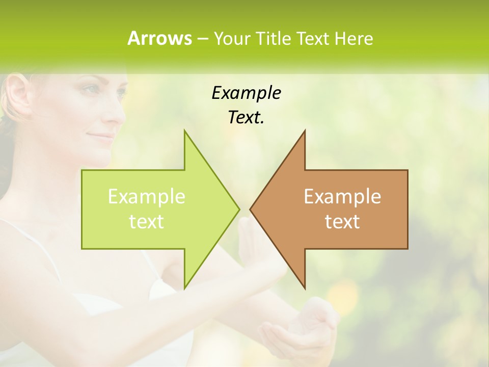 Focus Bright Caucasian PowerPoint Template