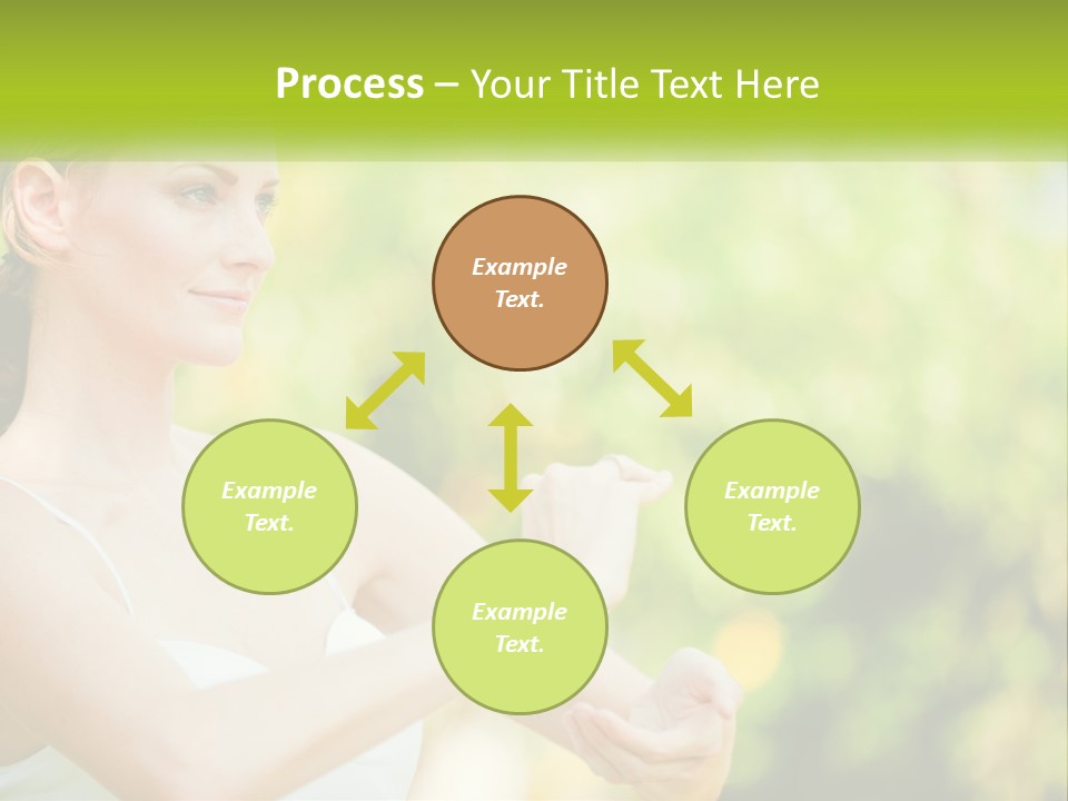 Focus Bright Caucasian PowerPoint Template