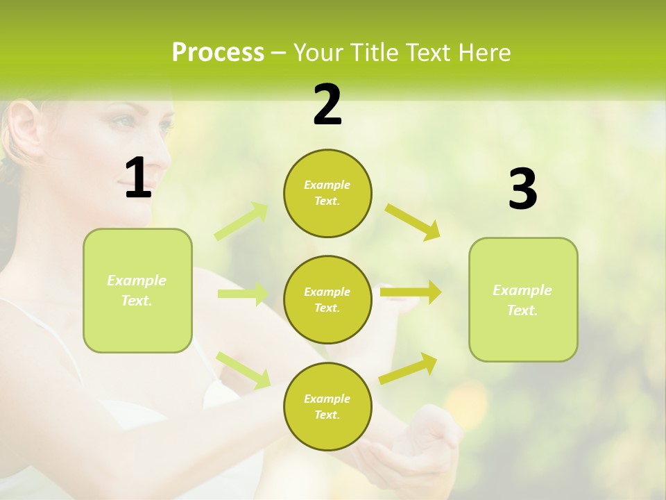 Focus Bright Caucasian PowerPoint Template