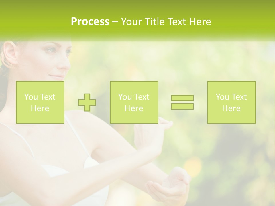 Focus Bright Caucasian PowerPoint Template