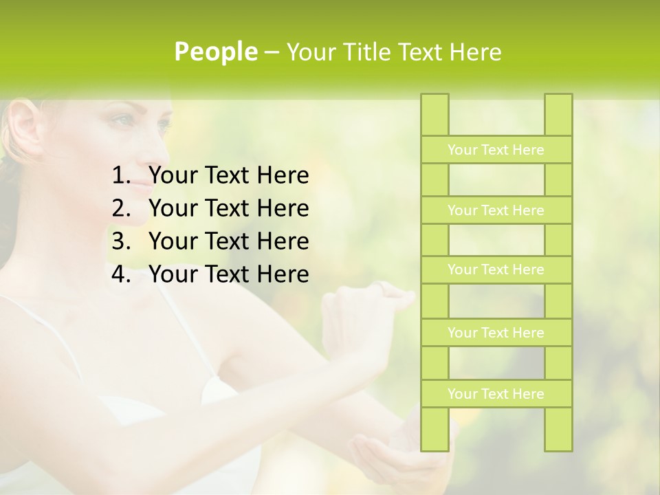 Focus Bright Caucasian PowerPoint Template