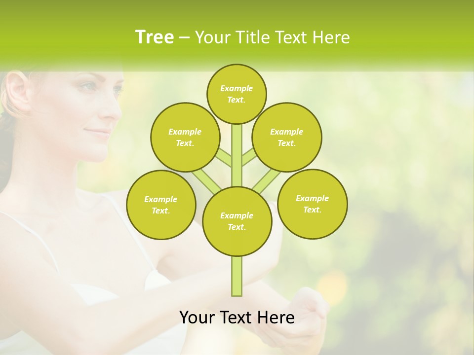 Focus Bright Caucasian PowerPoint Template