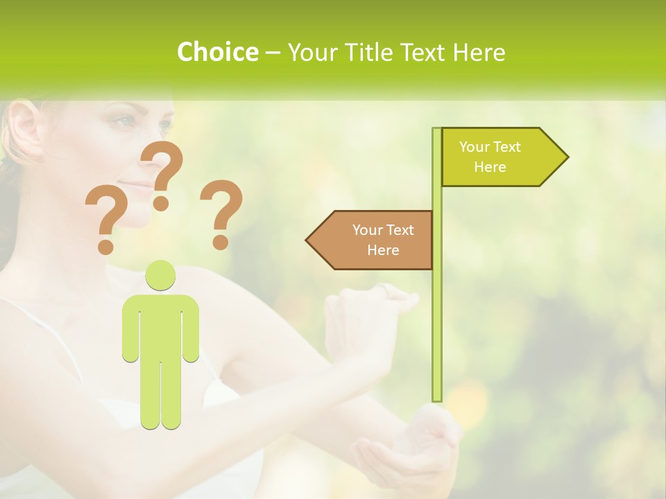 Focus Bright Caucasian PowerPoint Template