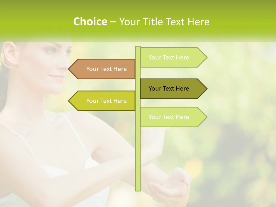 Focus Bright Caucasian PowerPoint Template