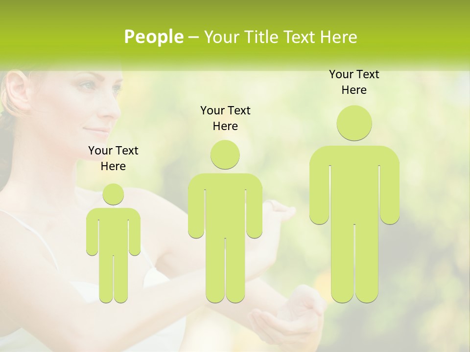 Focus Bright Caucasian PowerPoint Template