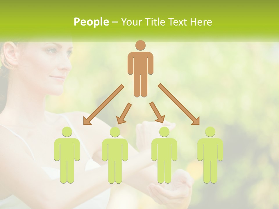 Focus Bright Caucasian PowerPoint Template