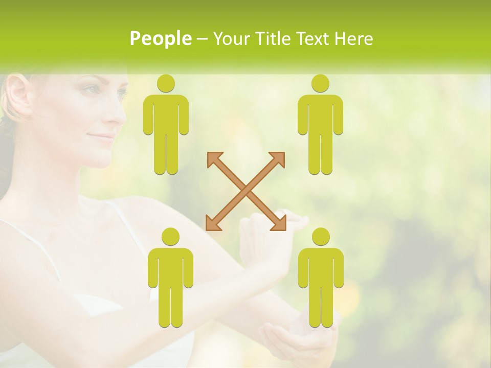 Focus Bright Caucasian PowerPoint Template