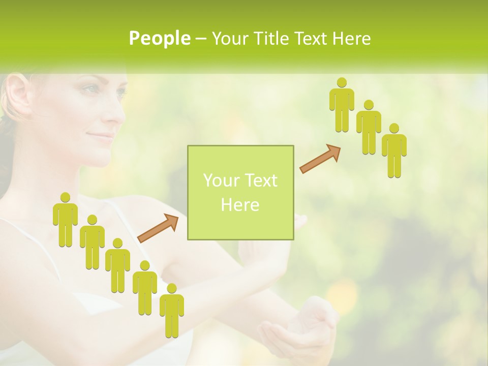 Focus Bright Caucasian PowerPoint Template