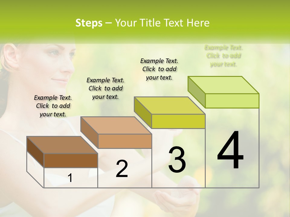 Focus Bright Caucasian PowerPoint Template