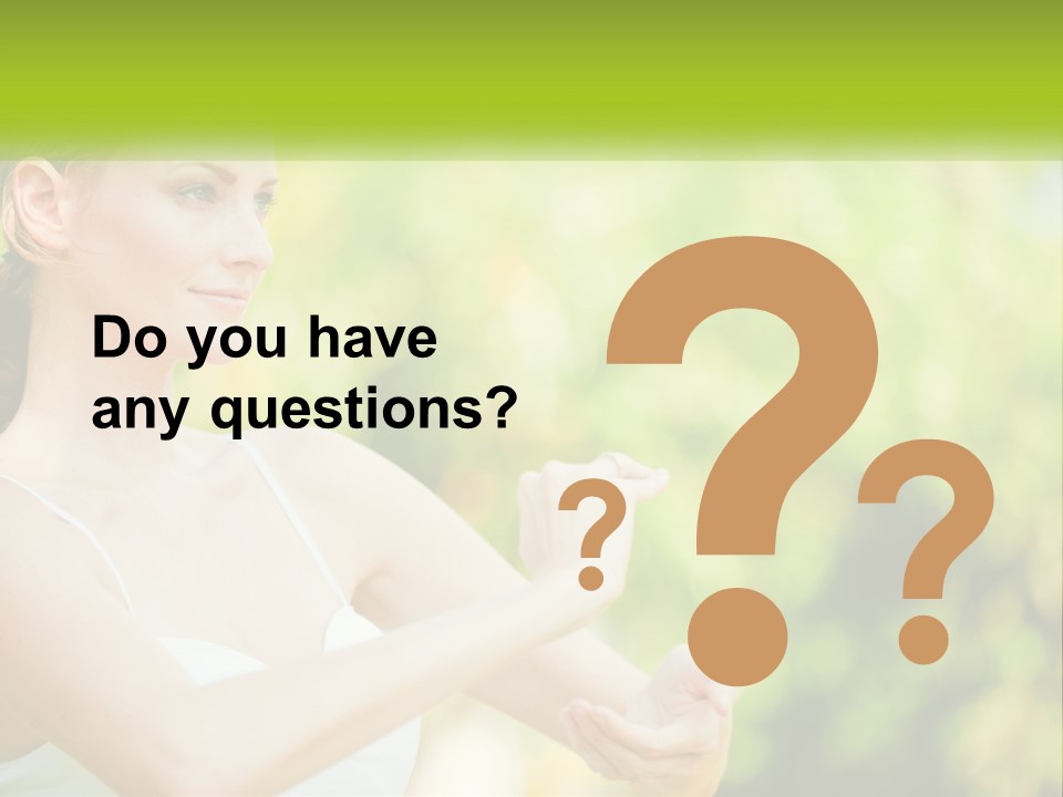 Focus Bright Caucasian PowerPoint Template