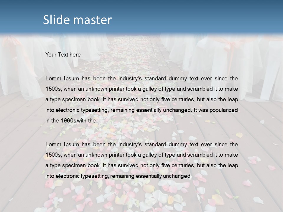 Wedding Decorative Marriage PowerPoint Template