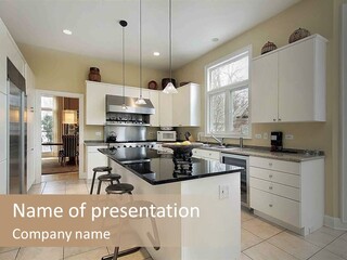 Stove Luxury Family PowerPoint Template