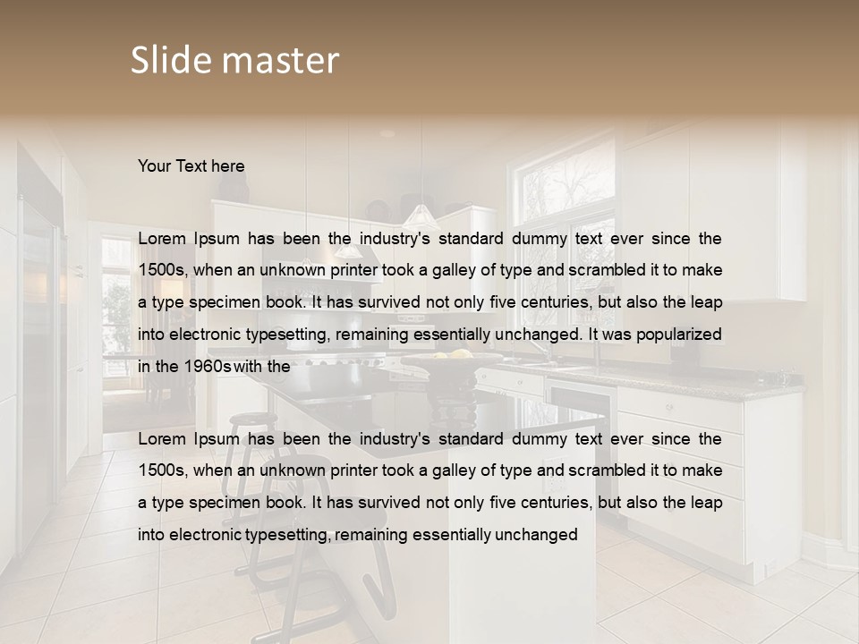 Stove Luxury Family PowerPoint Template