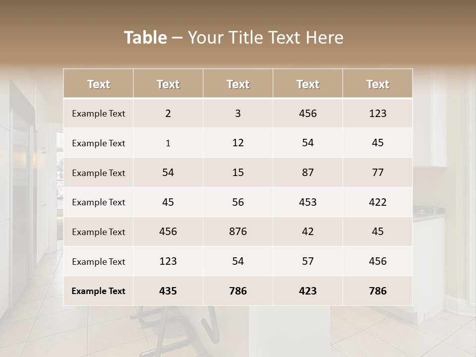 Stove Luxury Family PowerPoint Template